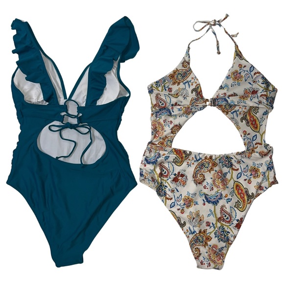 One piece swimsuit bundle of 4 - Picture 3 of 13